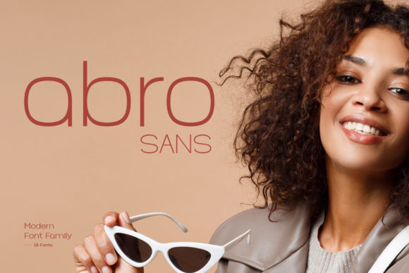Abro: The Minimal Sans Serif Typeface for Clean Campaign Design