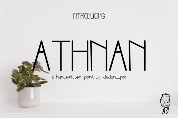 Athnan: The Minimal Sans Serif Typeface for Clearer Campaign Design