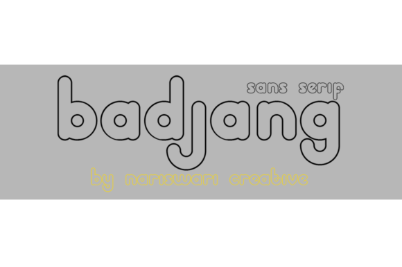 Badjang Typeface: Minimal Sans Serif for Clean Digital Design