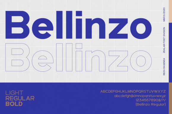 Bellinzo: The Minimal Sans Serif Typeface for Clean Digital Layouts