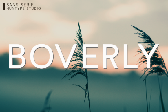 Boverly: A Minimal Sans Serif for Editorial Clarity