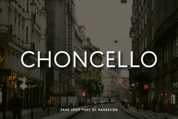 Choncello: The Minimal Sans Serif Typeface for Clean Editorial Design