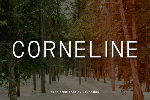 Corneline: The Minimal Sans Serif Typeface for Clean Web Design