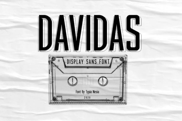 Davidas: A Condensed Sans Serif for Modern Editorial Design