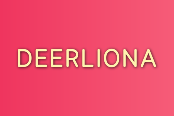 Deerliona: The Minimal Sans Serif Typeface for Modern Web Design