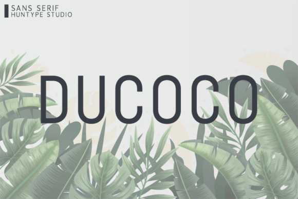 Ducoco Typeface Review: A Smooth Sans Serif for Modern Brand Identity