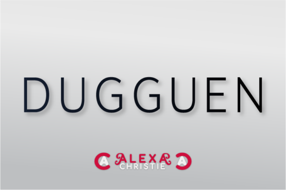 Dugguen: A Sophisticated Sans Serif for Bold Branding