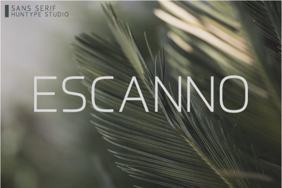 Escanno Typeface: A Clean Sans Serif for Modern Web Design