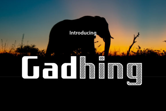 Gadhing: A Unique Sans Serif Typeface for Standout Brand Identity