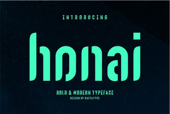 Honai Typeface: A Quirky Sans Serif for Handmade Branding
