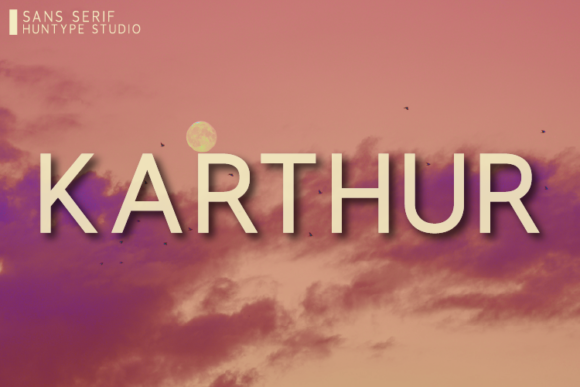 Karthur: The Minimal Sans Serif Typeface for Clean Brand Identity