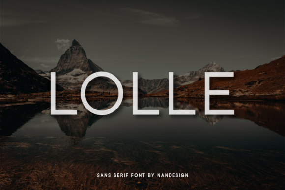 Lolle: The Minimal Sans Serif Font for Clean Business Branding