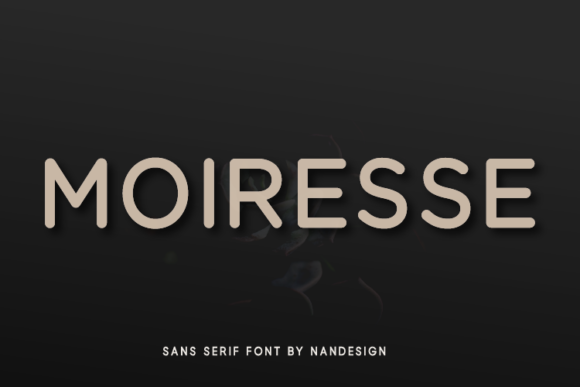 Moiresse: A Neat Sans Serif for Clean Campaign Design