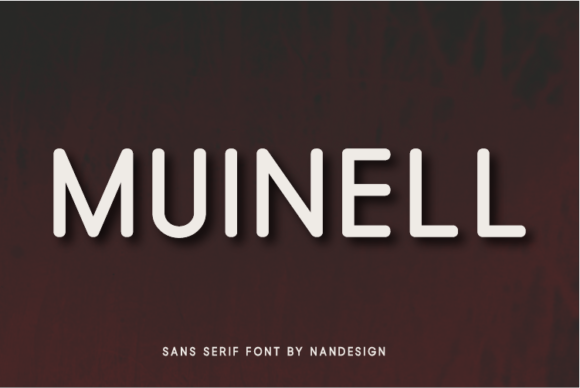 Muinell: A Minimalist Sans Serif for Clean Campaign Design