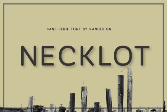 Necklot Typeface: A Versatile Sans Serif for Handmade Product Design