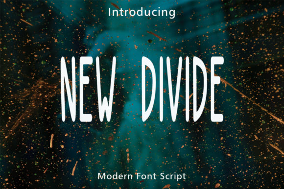 New Divide: A Minimal Sans Serif Typeface for Clean Brand Identity