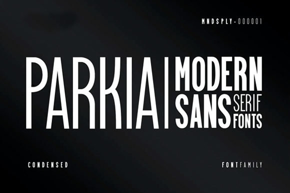 Parkia: The Minimal Sans Serif Typeface for Clean Brand Identity