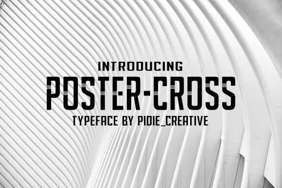 Poster Cross: The Clean Sans Serif Font for Modern Business Branding
