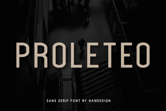 Proleteo: A Modern Sans Serif for Clean Editorial Design
