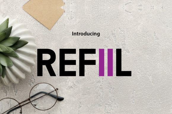 Refiil: The Modern Sans Serif Typeface for Clean Web Design