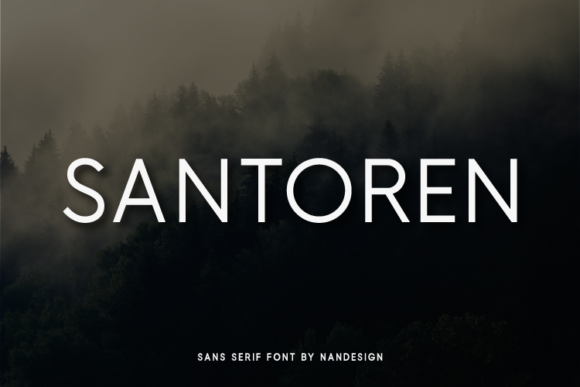Santoren: The Minimal Sans Serif Font for Polished Brand Identity