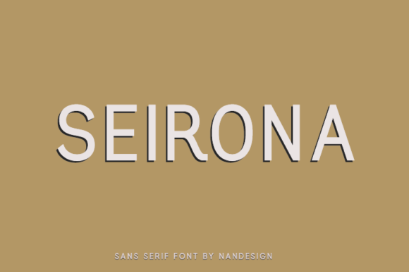 Seirona Typeface Review: Elevating Small Business Branding
