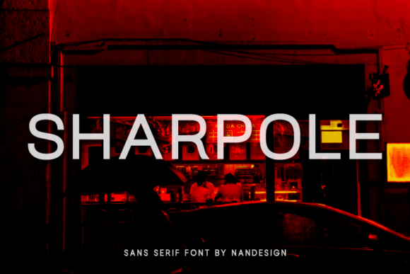 Sharpole: A Minimalist Sans Serif for Modern Editorial Design