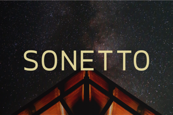Sonetto: A Smooth Sans Serif for Modern Editorial Design