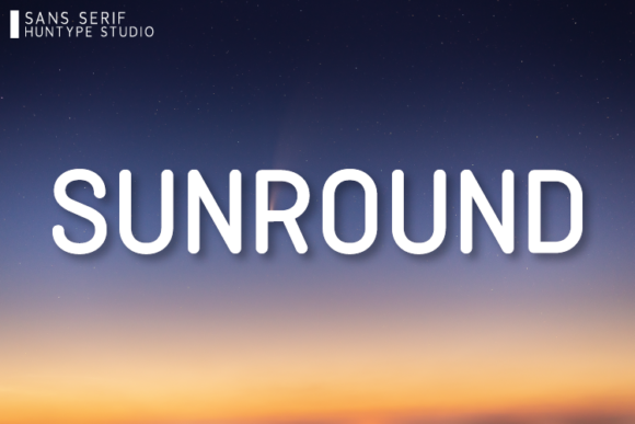 Sunround Typeface: A Smooth Sans Serif for Modern Brand Identity