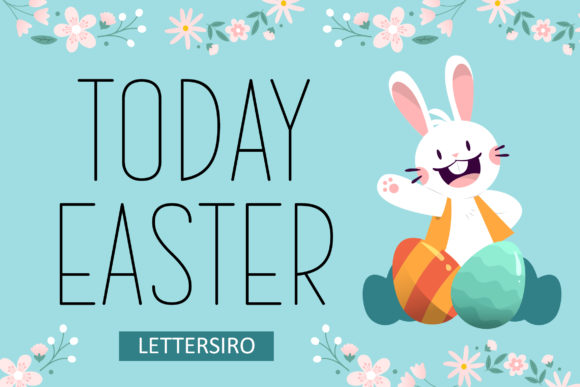 Today Easter: The Minimal Sans Serif Font for Clean Craft Designs