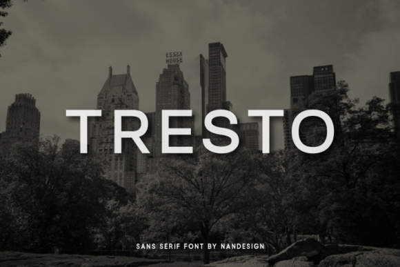 Tresto: The Minimal Sans Serif Font for Clean Business Branding