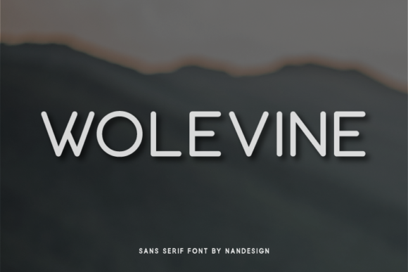 Wolevine: The Minimal Sans Serif Typeface for Clean Editorial Design