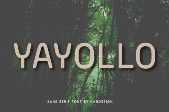 Yayollo: A Modern Sans Serif Typeface for Clean Editorial Design