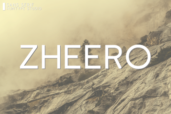 Zheero: The Minimal Sans Serif Font for Clean Editorial Design